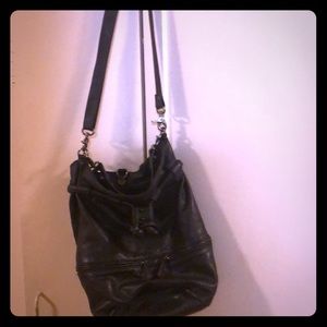 Black weekend shoulder bag